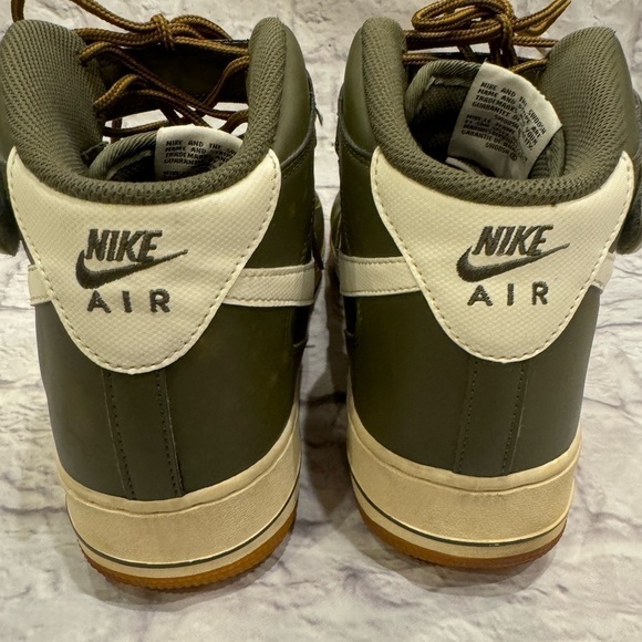 Nike Air Force 1 Mid '07 Medium Olive Green Men’s Size 13 Near Vintage Status - Picture 6 of 9
